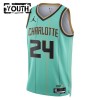 Dres Charlotte Hornets Brandon Miller Jordan 2024-25 City Edition Teal Swingman - Dječji